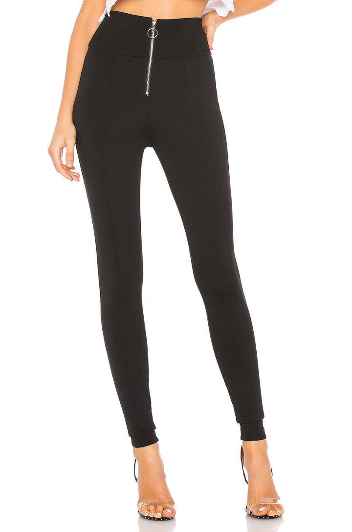Lacey Front Zip Ponte Legging