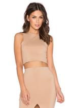 Front Panel Crop Top