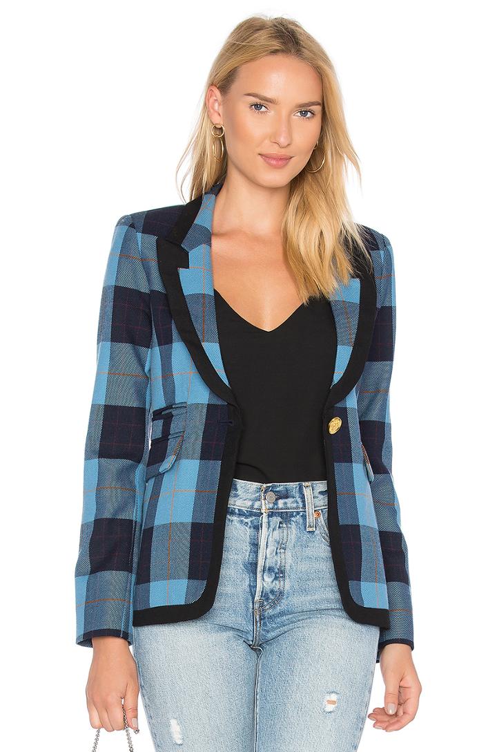 Taped Peaked Lapel Blazer