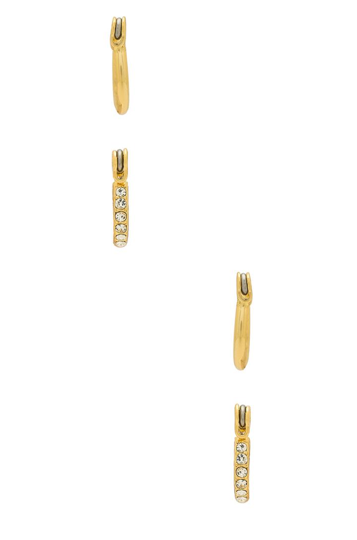 The Ravello Hoop Huggies Set