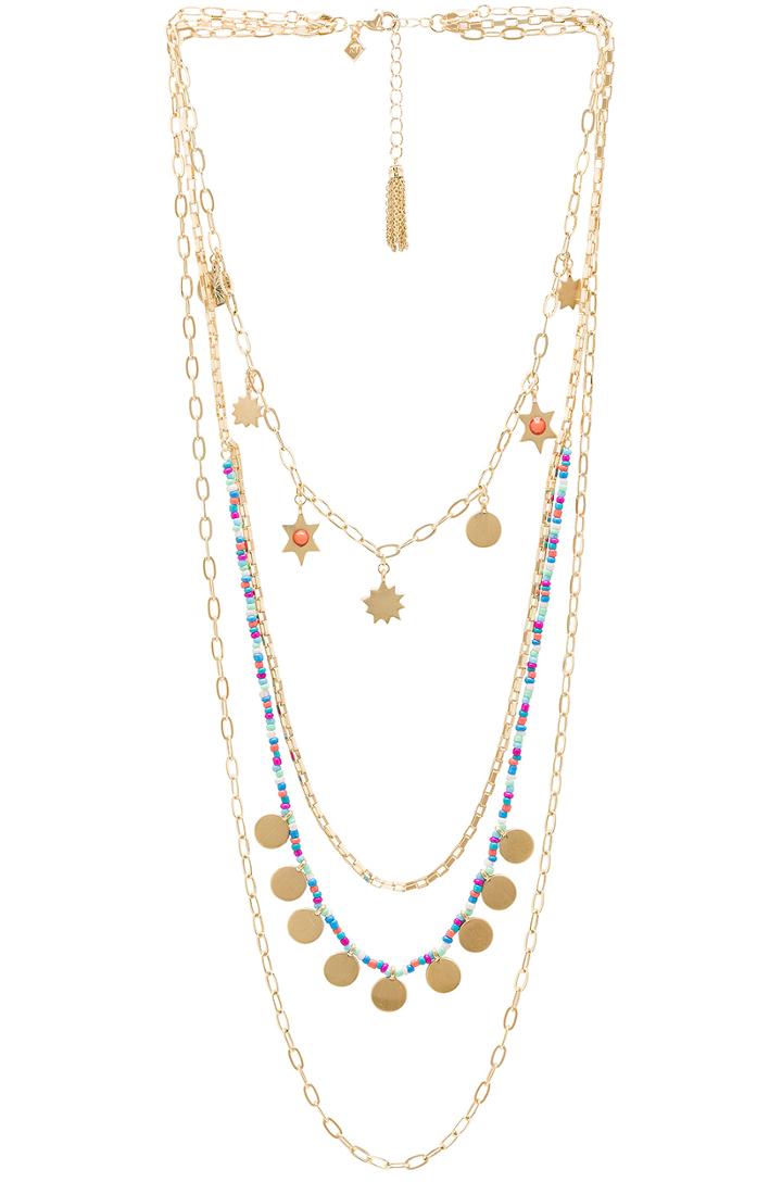 Sole Charm Layered Necklace