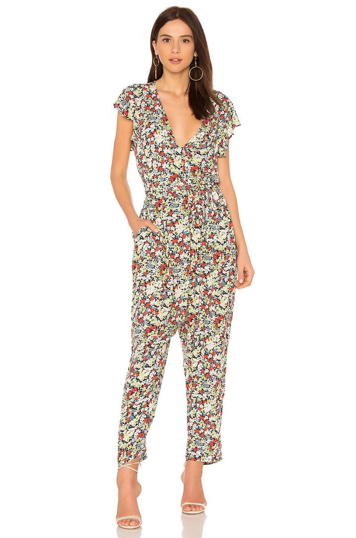 Ruffle Your Feathers Printed One Piece