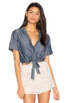 Sarai Tie Front Button Up