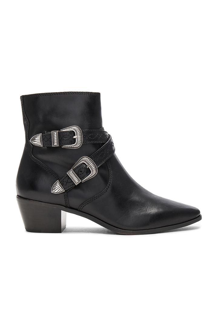 Ellen Buckle Short Bootie