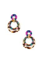 Banded Hoop Earring