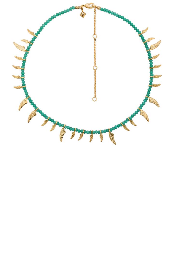 Tiki Beaded Spike Necklace