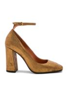 Metallic Mary Jane Heel