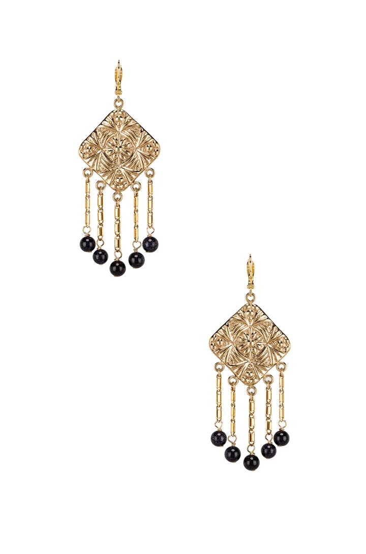 Baroque Coin Earrings