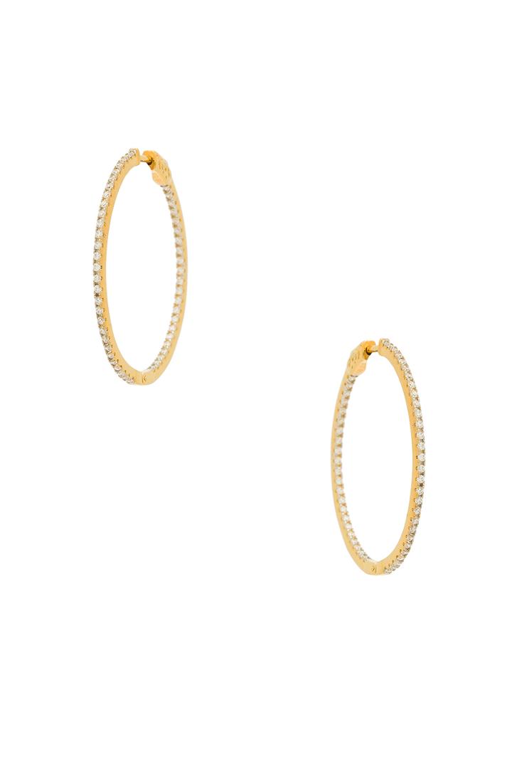 The Thin Pave Hoops