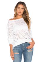 Twist Perforated Long Sleeve Top