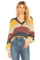 Striped Metallic Mohair Pullover