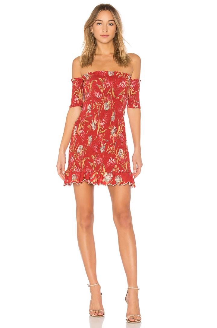 Corsair Smocked Flutter Dress