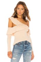 Ruffle Cut Out Sweater