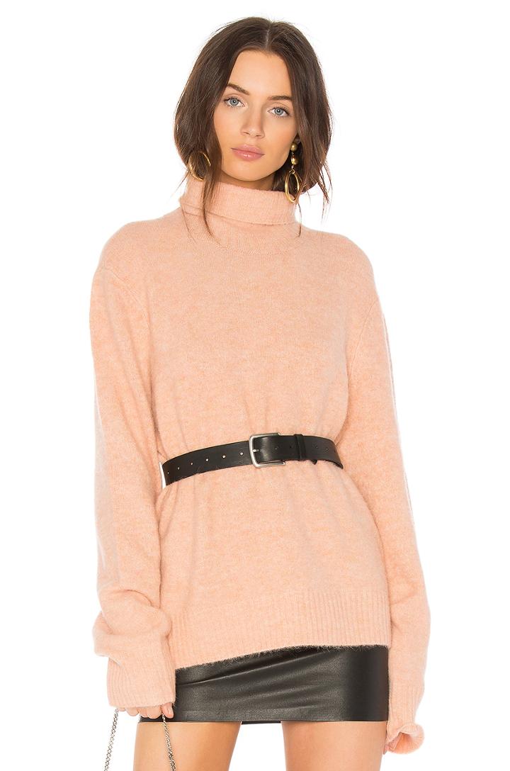 Slouchy Turtleneck Sweater
