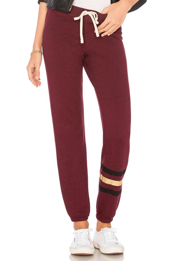 Foil Stripes Sweatpants