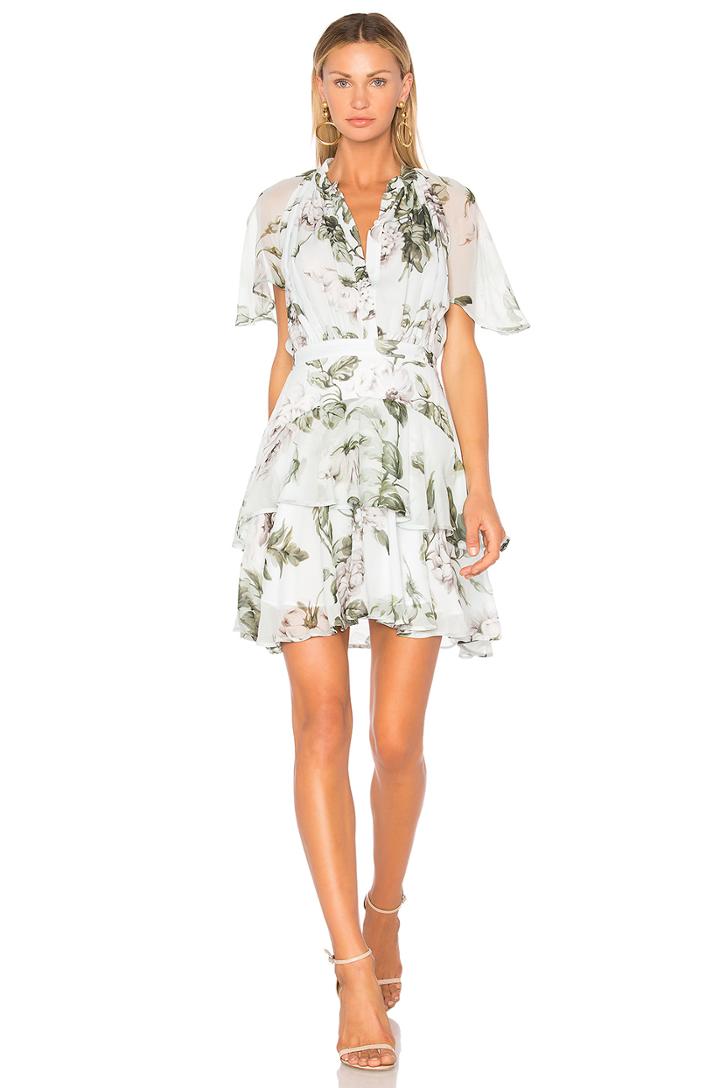 Watercolor Flutter Mini Dress