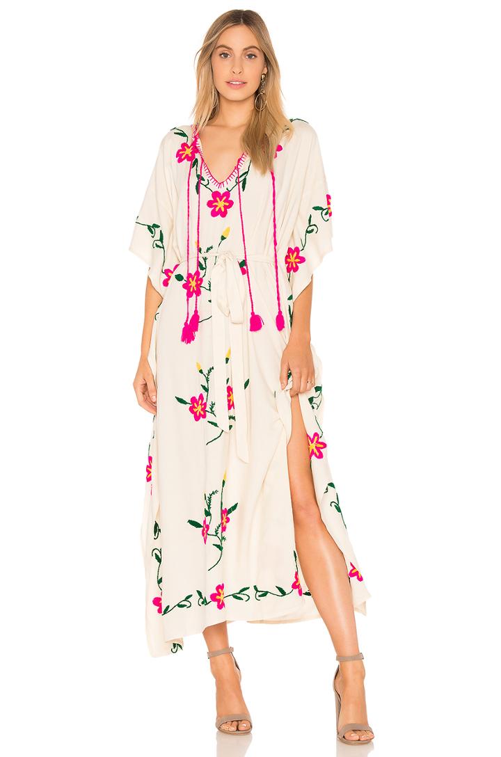 Sayulita Embroidered Kaftan