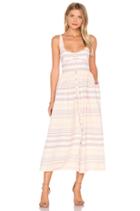 Button Front Midi Dress