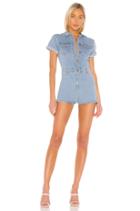 Amber Denim Romper