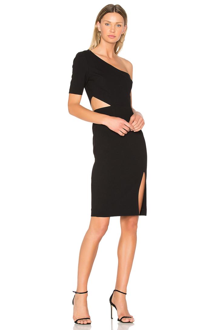 One Shoulder Cut Out Dress