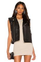 Leather Moto Vest