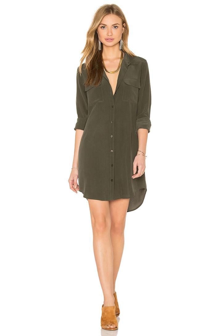 Slim Signature Silk Dress