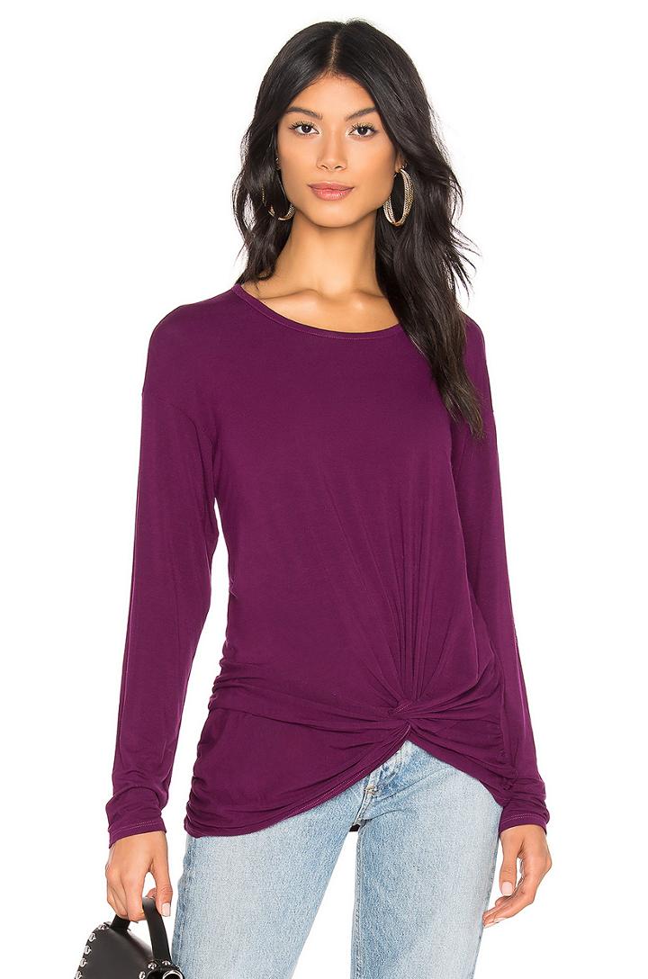 Long Sleeve Knot Top