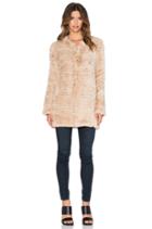 Knit Rex Rabbit Fur Coat