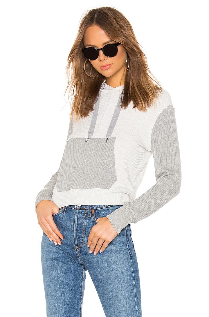 Sylvie Rib Zip Up Hoodie