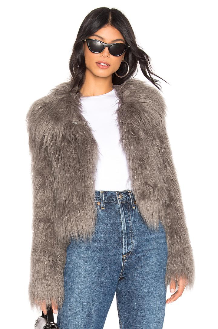 The Passage Of Venuss Faux Fur Jacket