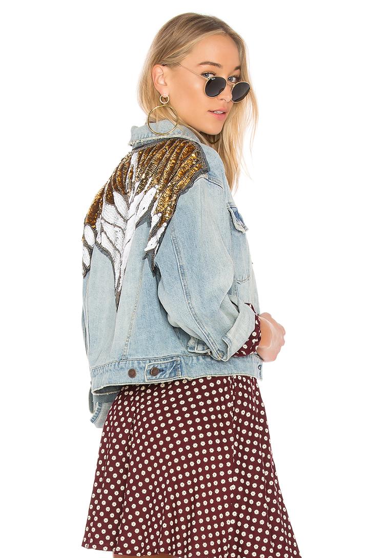 Glam Embellished Denim Jacket