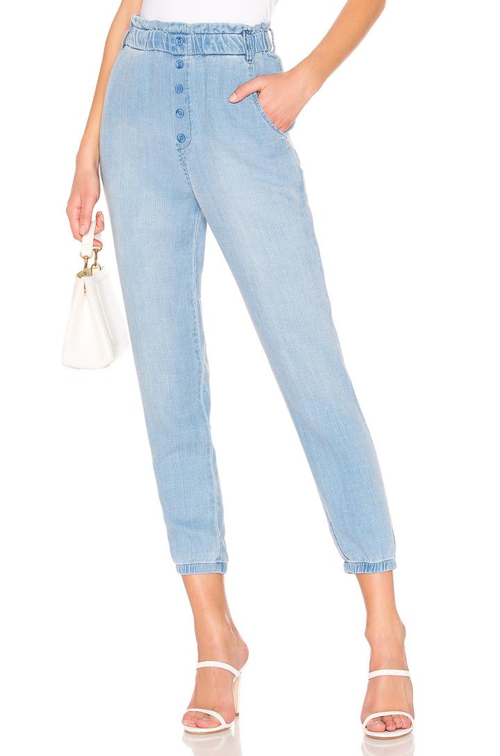 Button Front Jogger