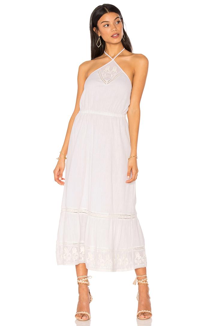 Cayo Blanco Halter Midi Dress