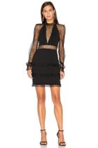 Filigree Lace Halter Plunge Dress