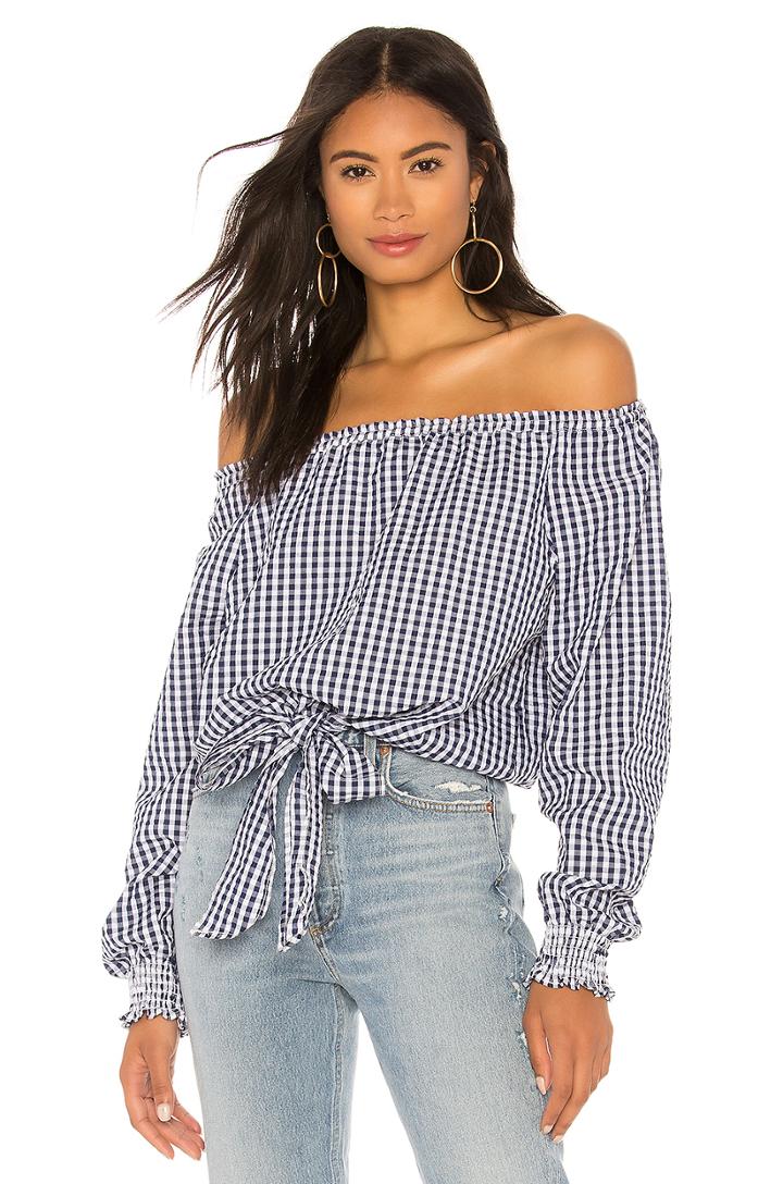 Claire Tie Front Top