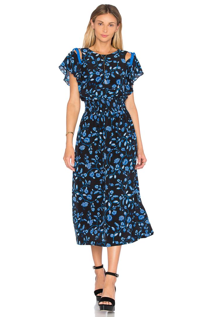Open Shoulder Kyoto Midi Dress