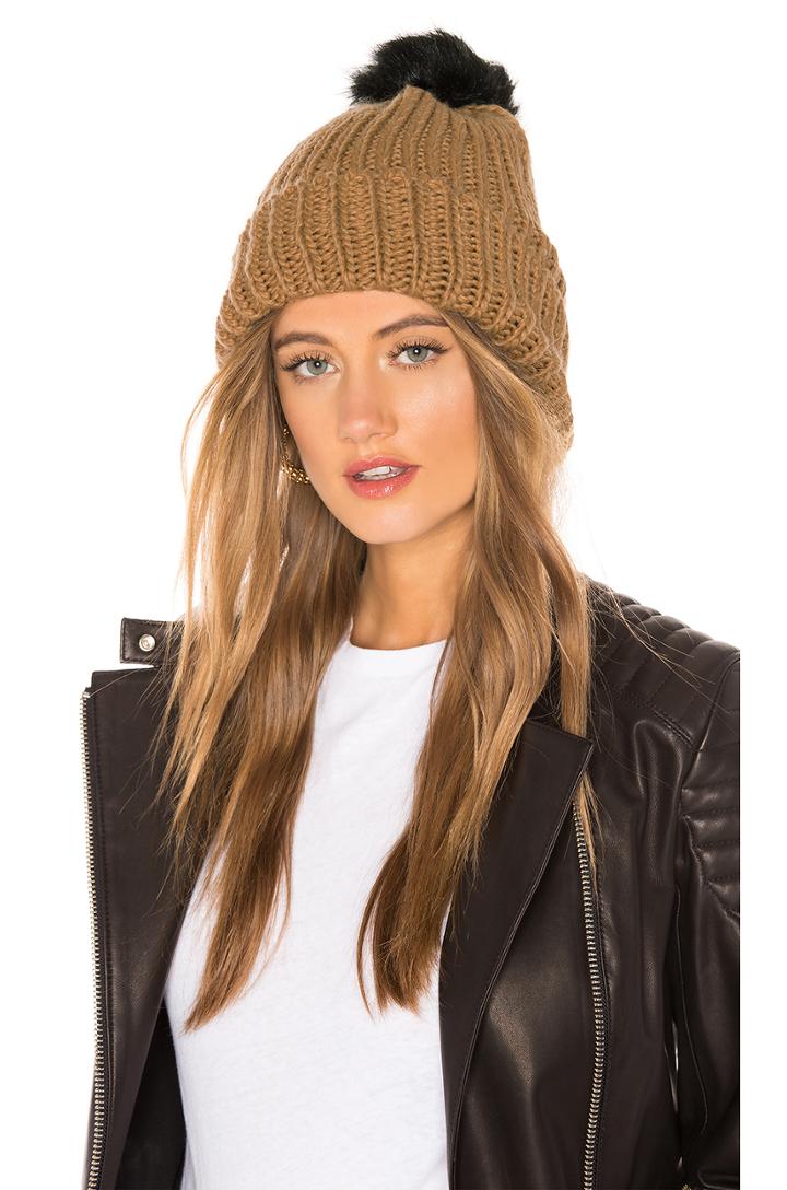 Tonal Pom Beanie