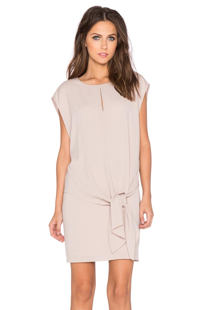 Savanna Double Layer Tie Front Dress
