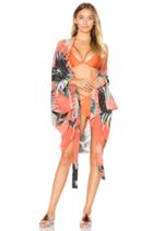 Maxi Flower Cover Up