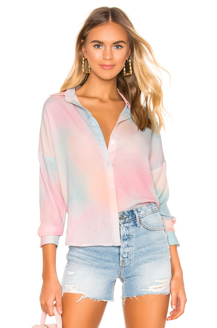X Revolve Miranda Button Up Shirt