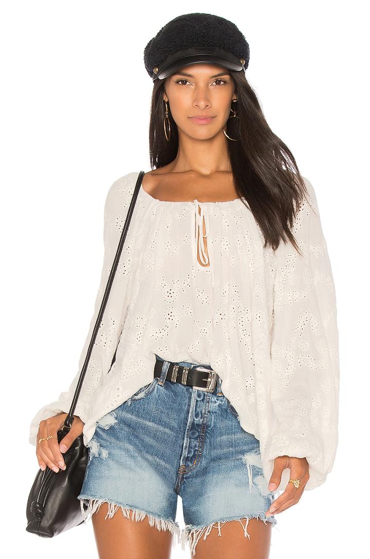 Eyelet Mina Blouse