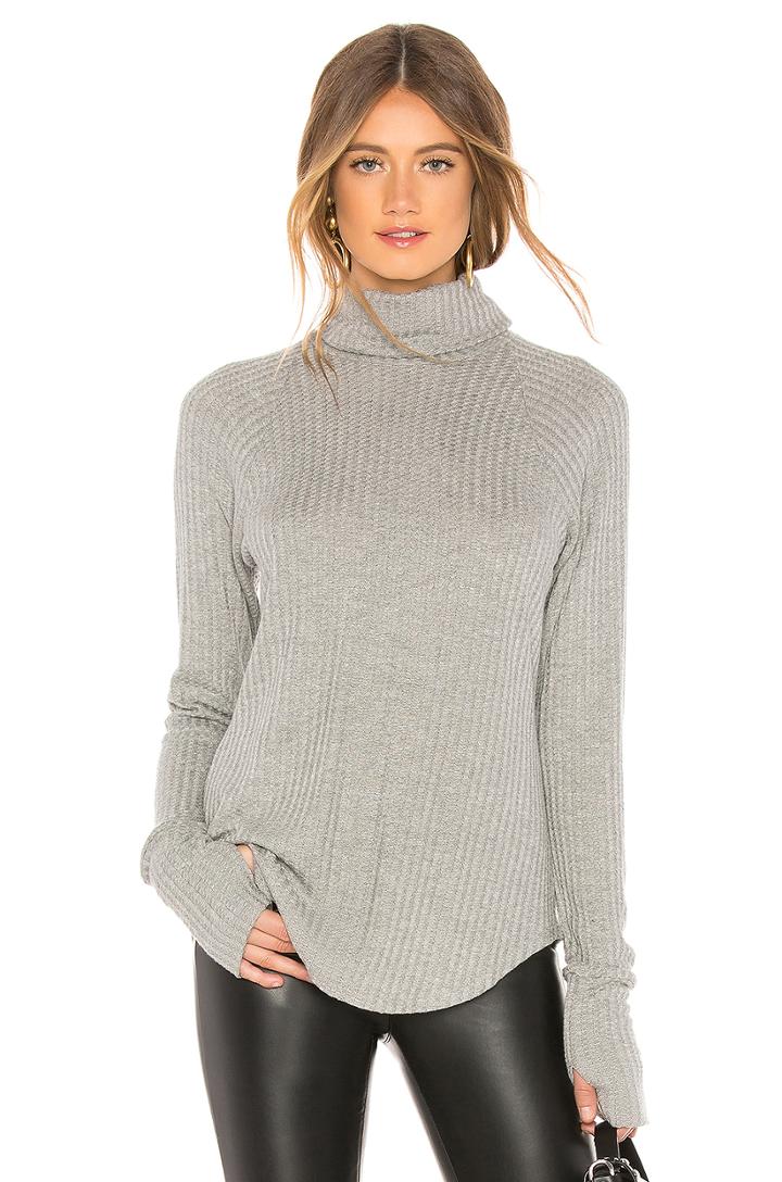 Thermal Raglan Turtleneck