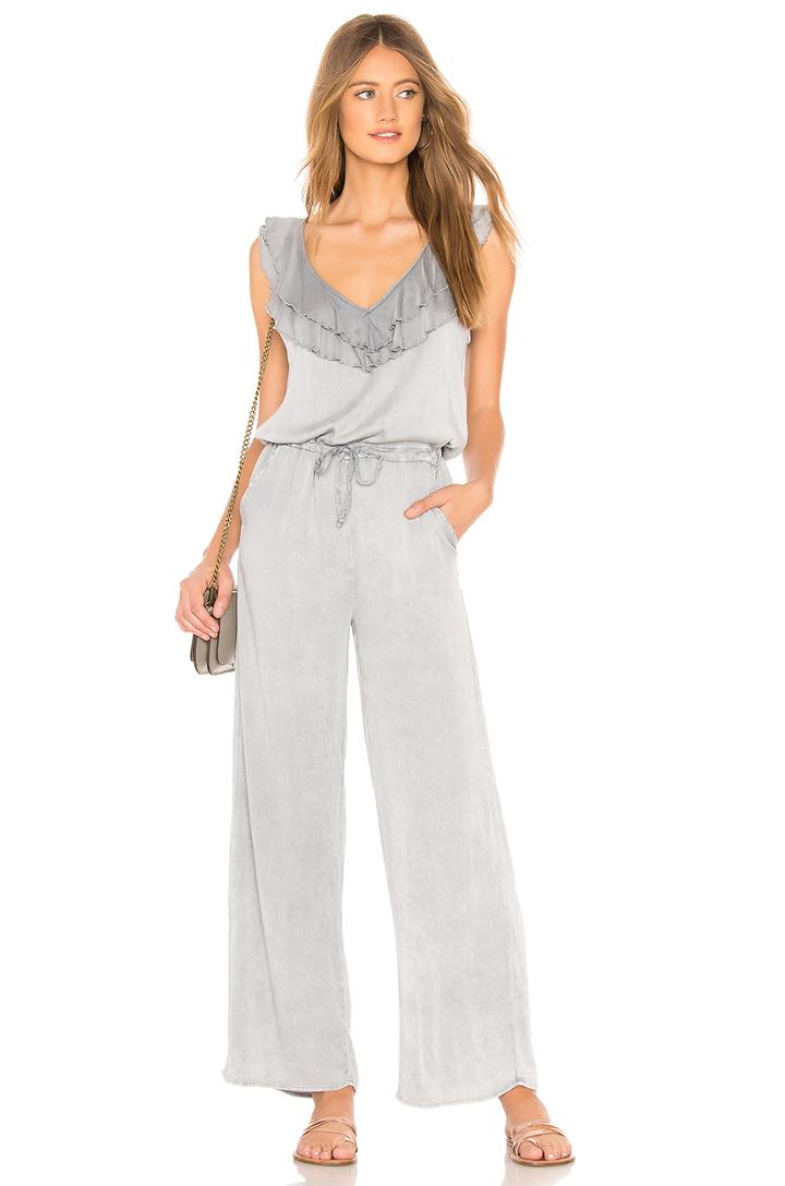 Ruffle Sleeve Jumpsuit