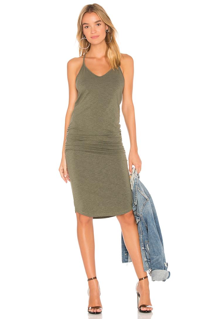 V Neck Racer Back Dress