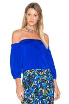 Silk Off Shoulder Blouse