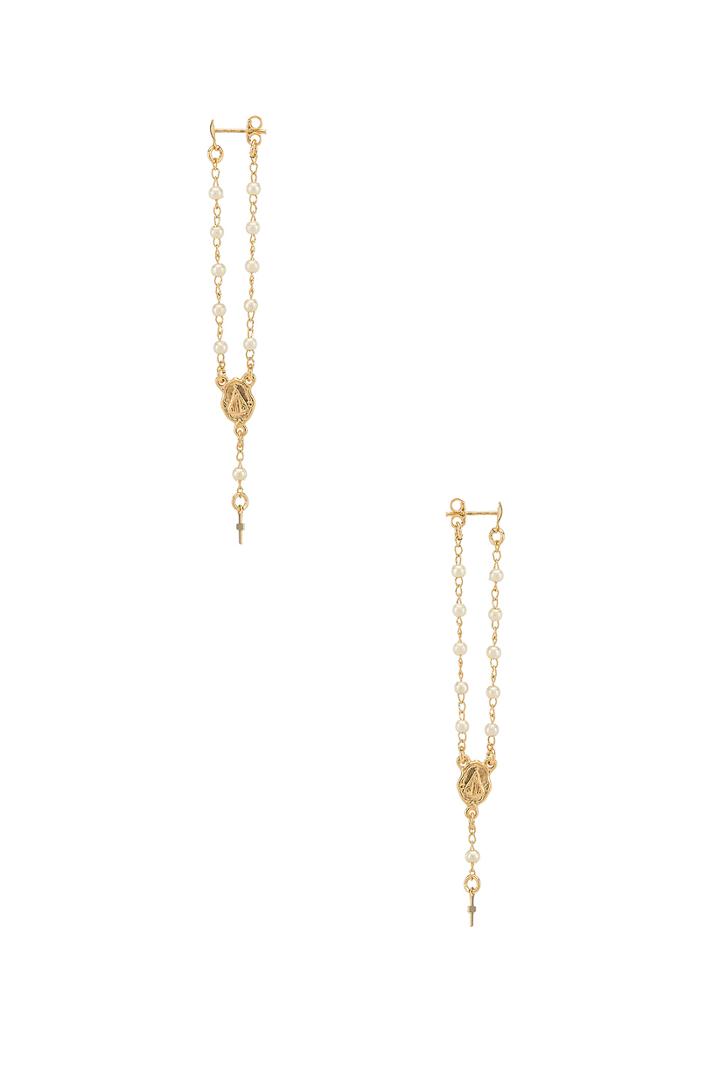 Rosary Earrings