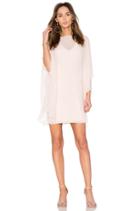 Fitted Ponte Dress With Sheer Overlay