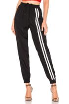 Nylon Reflective Stripe Track Pant