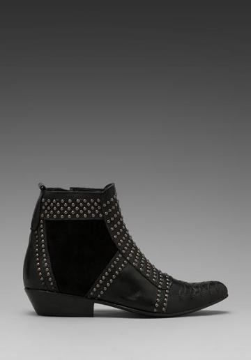 Anine Bing Boots With Studs In Black