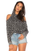 Leopard Cold Shoulder Sweatshirt